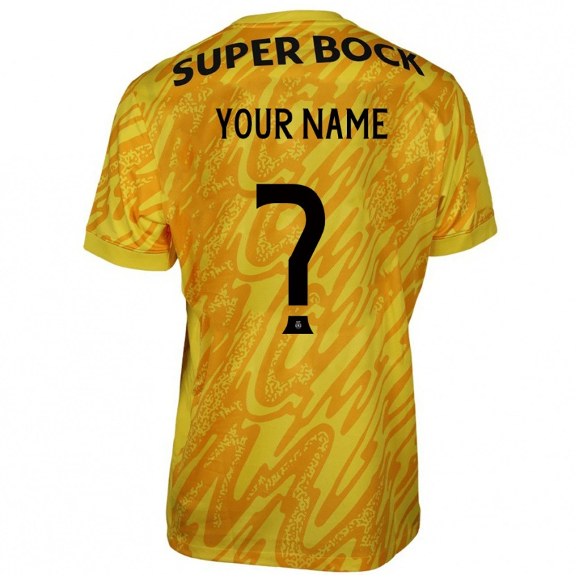 Danxen Heren Sporting CP Geel Oranje Keepersshirt 2025/26 T-Shirt