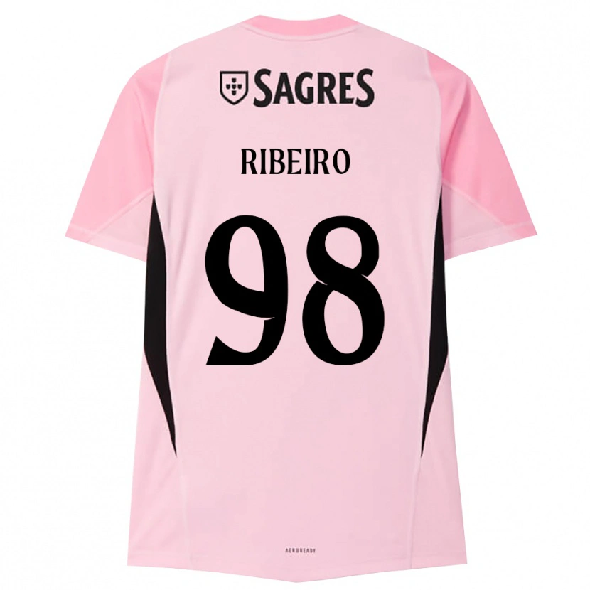 Danxen Heren Ricardo Ribeiro #98 Roze Zwart Keepersshirt 2025/26 T-Shirt