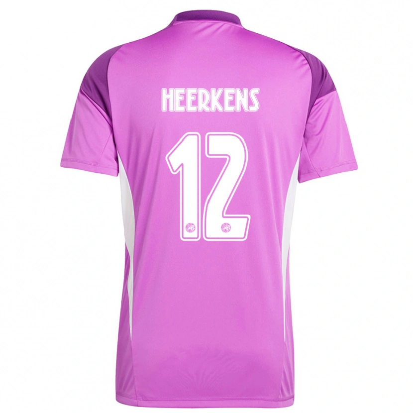 Danxen Heren Joeri Heerkens #12 Lichtpaars Wit Keepersshirt 2025/26 T-Shirt