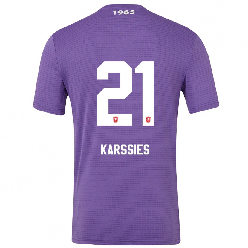 Danxen Heren Sam Karssies #21 Medium Paars Keepersshirt 2025/26 T-Shirt