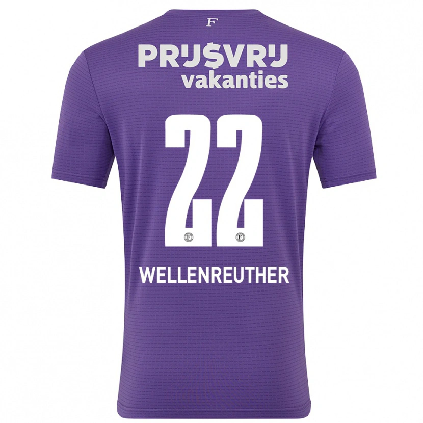 Danxen Heren Timon Wellenreuther #22 Paars Wit Keepersshirt 2025/26 T-Shirt