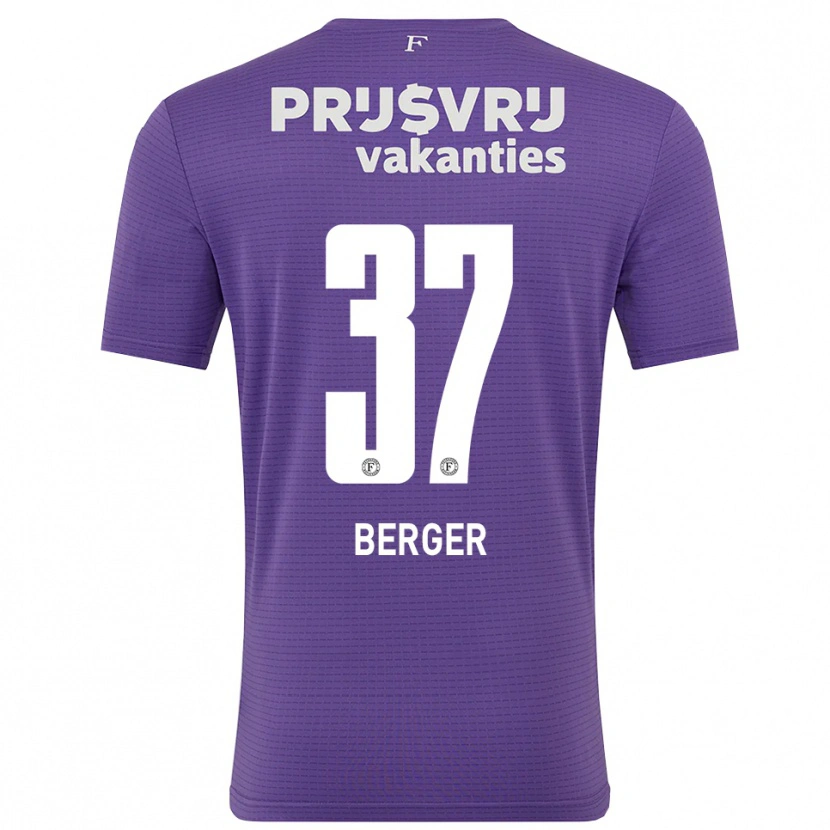 Danxen Heren Mannou Berger #37 Paars Wit Keepersshirt 2025/26 T-Shirt