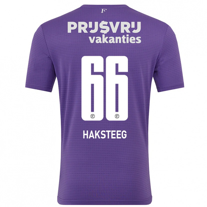 Danxen Heren Tim Haksteeg #66 Paars Wit Keepersshirt 2025/26 T-Shirt