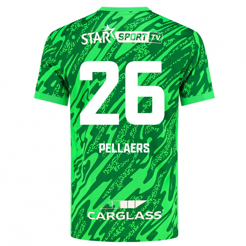 Danxen Heren Amanuel Pellaers #26 Diepgroen Wit Keepersshirt 2025/26 T-Shirt