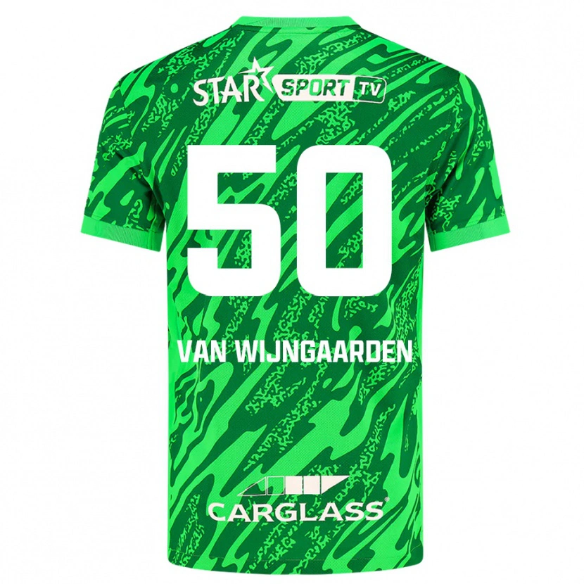 Danxen Heren Maren Van Wijngaarden #50 Diepgroen Wit Keepersshirt 2025/26 T-Shirt