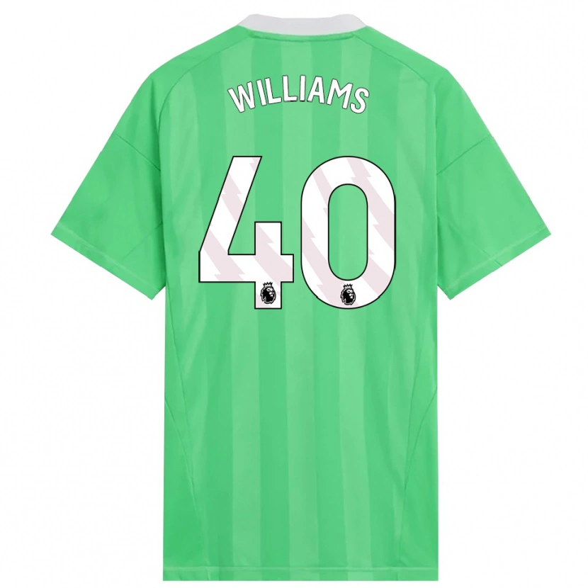 Danxen Heren Naomi Williams #40 Lichtgroen Wit Keepersshirt 2025/26 T-Shirt