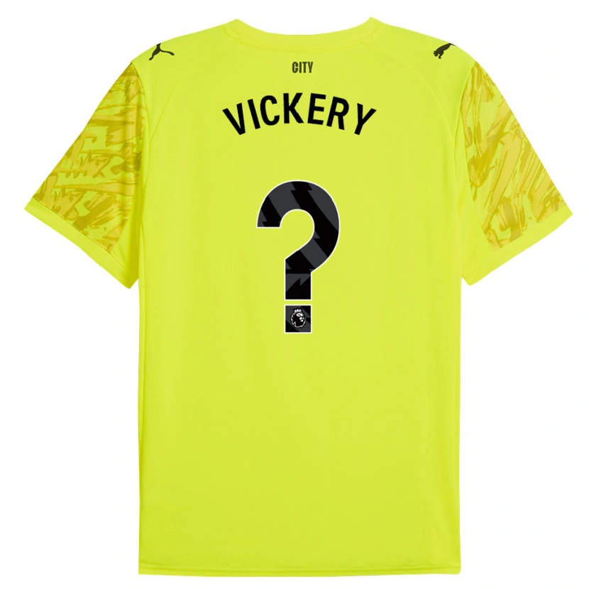 Danxen Heren Ben Vickery #0 Geel Oranje Zwart Keepersshirt 2025/26 T-Shirt