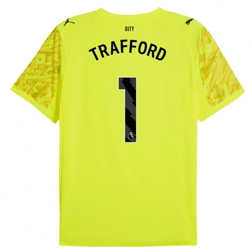 Danxen Heren James Trafford #1 Geel Oranje Zwart Keepersshirt 2025/26 T-Shirt