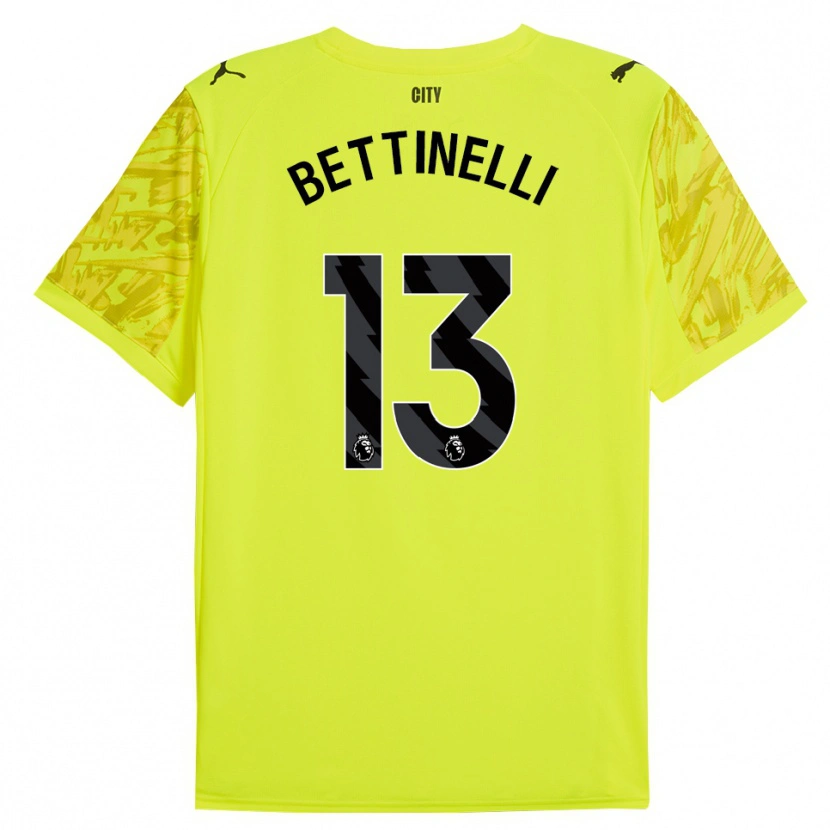 Danxen Heren Marcus Bettinelli #13 Geel Oranje Zwart Keepersshirt 2025/26 T-Shirt
