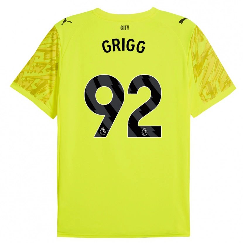 Danxen Heren Finley Grigg #92 Geel Oranje Zwart Keepersshirt 2025/26 T-Shirt