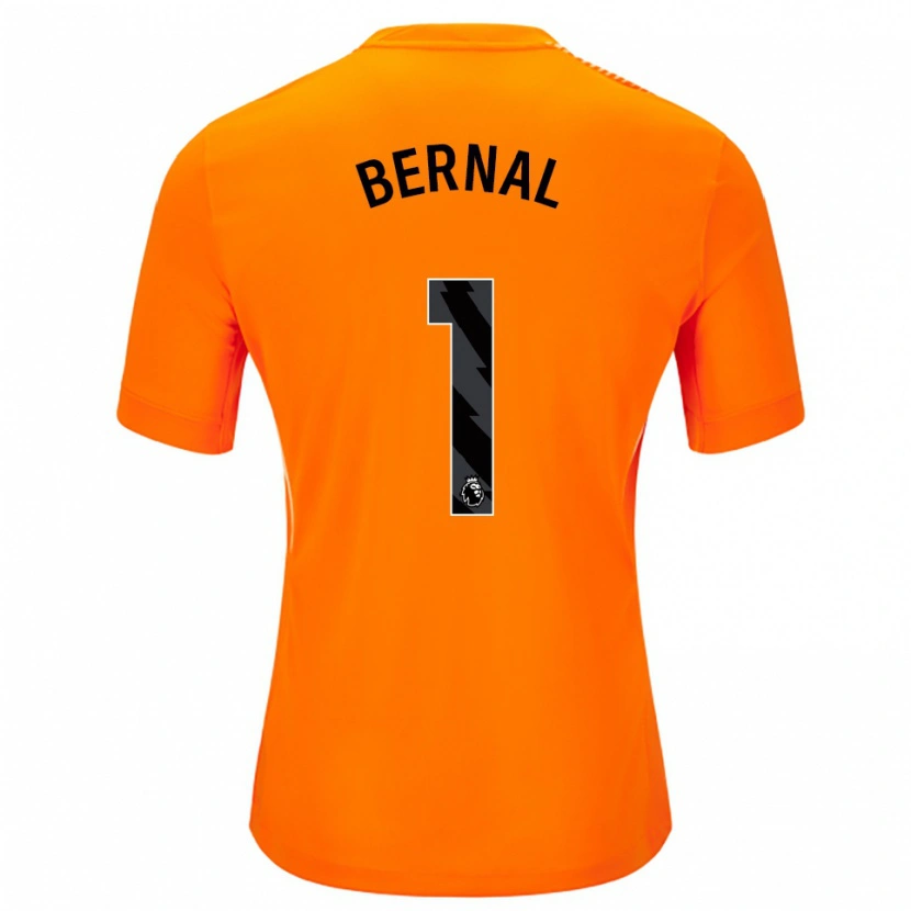 Danxen Heren Freddy Bernal #1 Oranje Zwart Keepersshirt 2025/26 T-Shirt