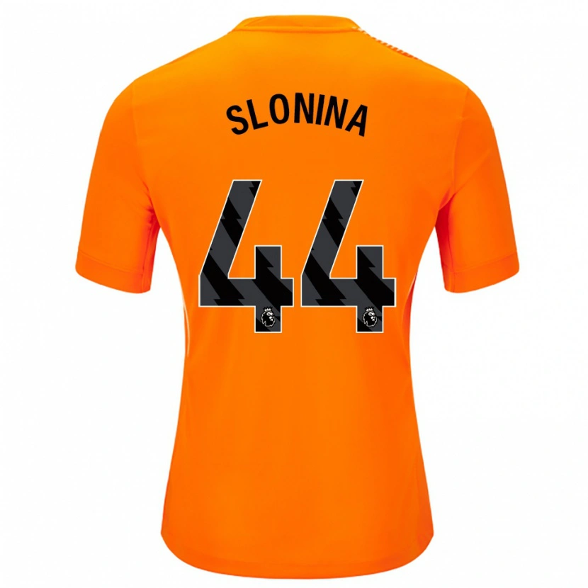 Danxen Heren Gabriel Slonina #44 Oranje Zwart Keepersshirt 2025/26 T-Shirt