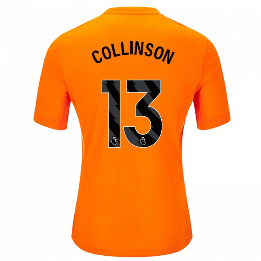 Danxen Heren Isaac Collinson #13 Oranje Zwart Keepersshirt 2025/26 T-Shirt