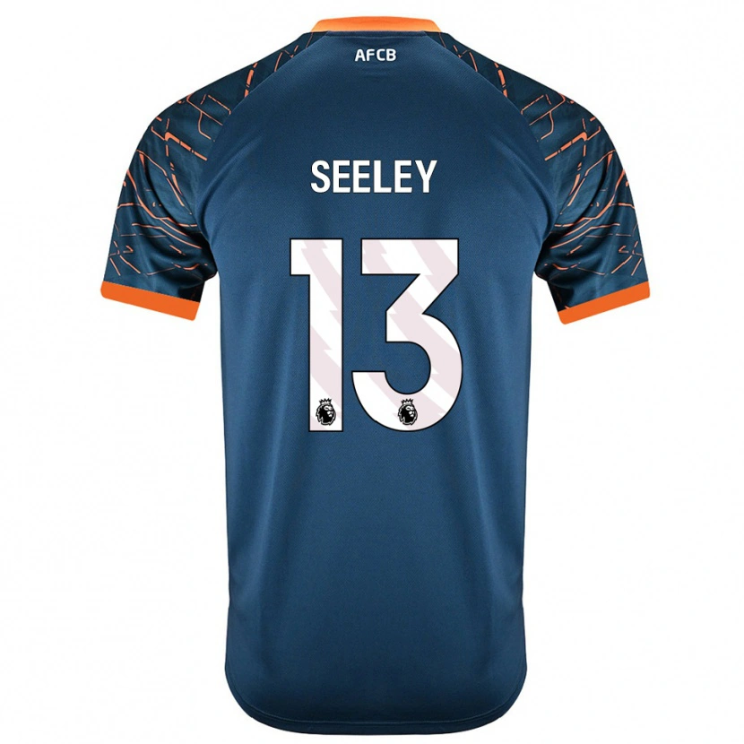 Danxen Heren Will Seeley #13 Donker Leisteen Blauw Keepersshirt 2025/26 T-Shirt