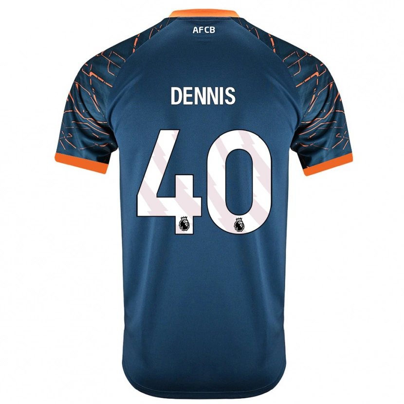 Danxen Heren Will Dennis #40 Donker Leisteen Blauw Keepersshirt 2025/26 T-Shirt
