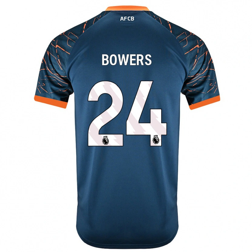 Danxen Heren Kelci Bowers #24 Donker Leisteen Blauw Keepersshirt 2025/26 T-Shirt