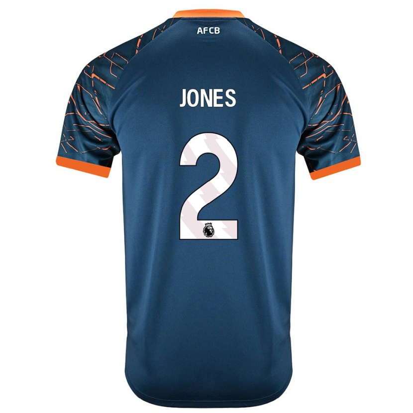 Danxen Heren Abby Jones #2 Donker Leisteen Blauw Keepersshirt 2025/26 T-Shirt