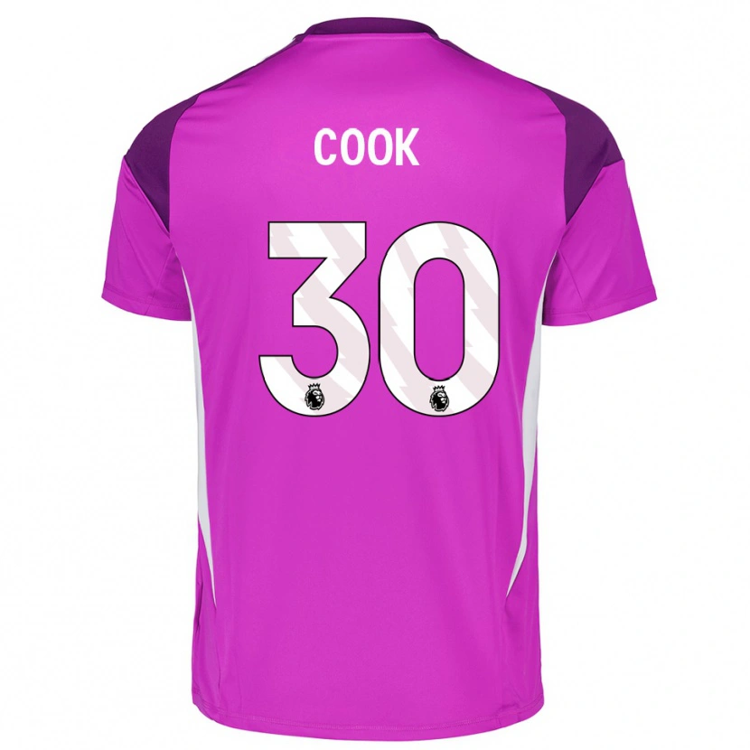 Danxen Heren Robbie Cook #30 Paars Wit Keepersshirt 2025/26 T-Shirt