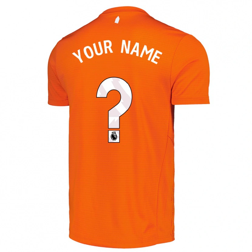 Danxen Heren Everton FC Oranje Zwart Keepersshirt 2025/26 T-Shirt