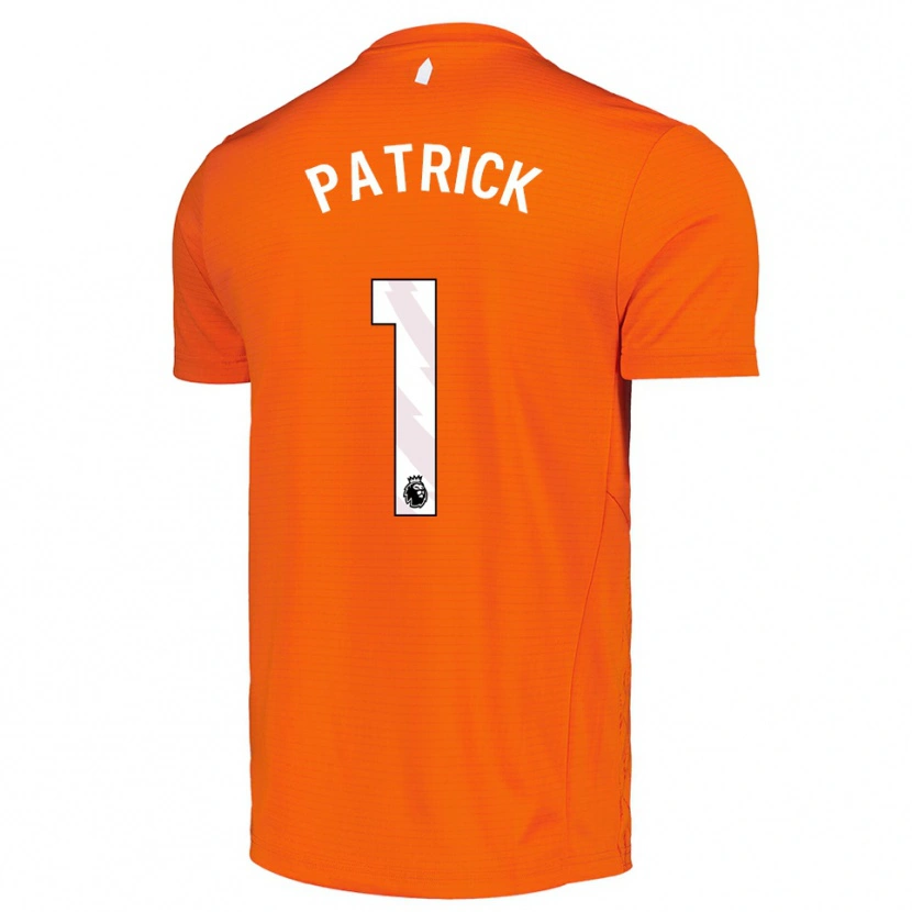 Danxen Heren Seve Patrick #1 Oranje Zwart Keepersshirt 2025/26 T-Shirt