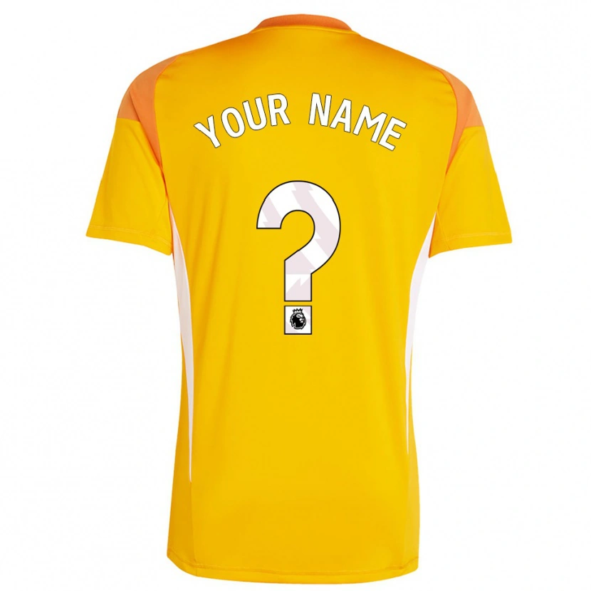 Danxen Heren Fulham FC Oranje Wit Keepersshirt 2025/26 T-Shirt