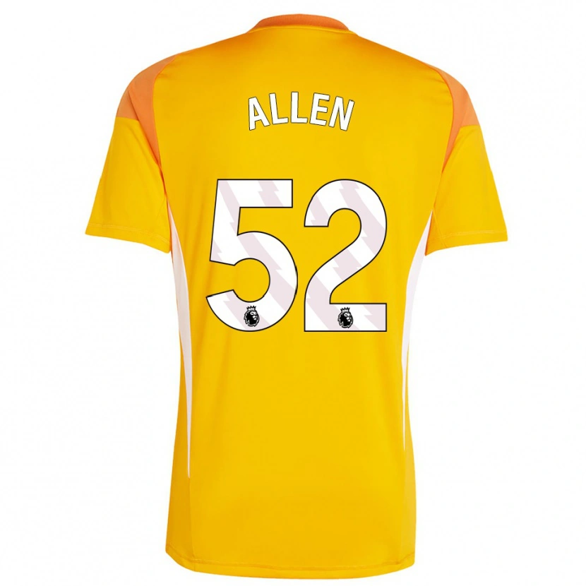 Danxen Heren Michael Allen #52 Oranje Wit Keepersshirt 2025/26 T-Shirt