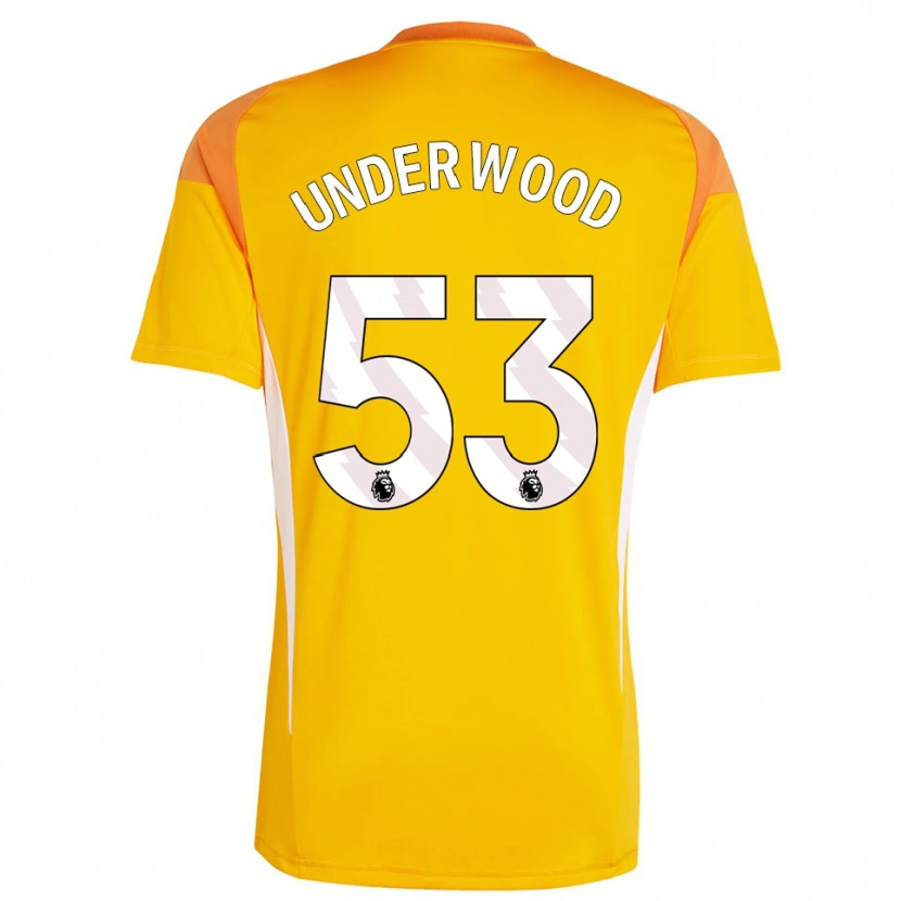 Danxen Heren Marco Underwood #53 Oranje Wit Keepersshirt 2025/26 T-Shirt