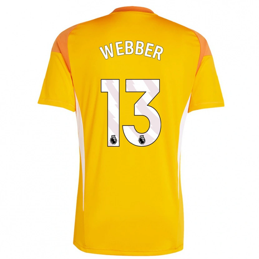 Danxen Heren Amber Webber #13 Oranje Wit Keepersshirt 2025/26 T-Shirt