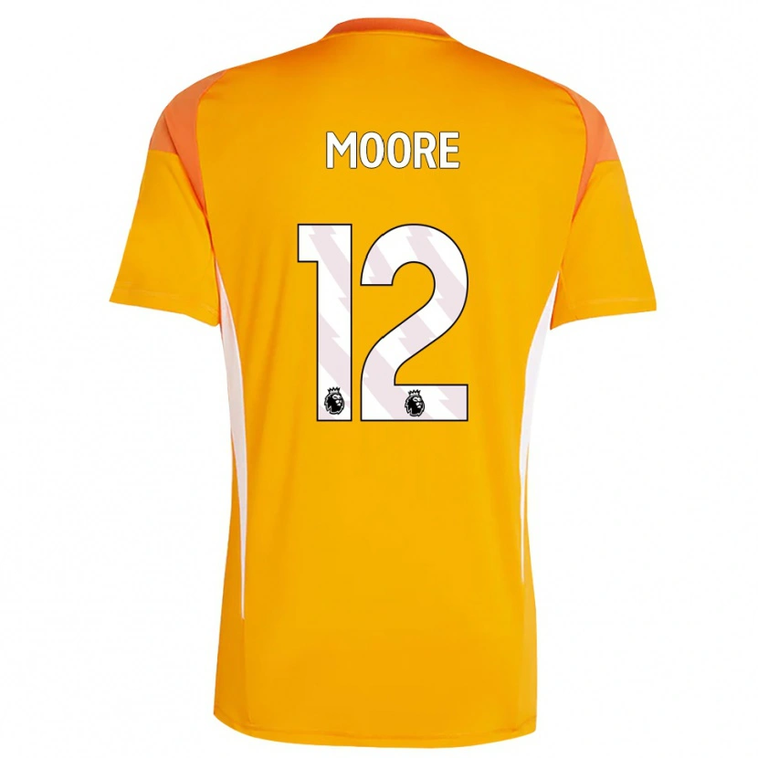 Danxen Heren Daniel Moore #12 Oranje Wit Keepersshirt 2025/26 T-Shirt