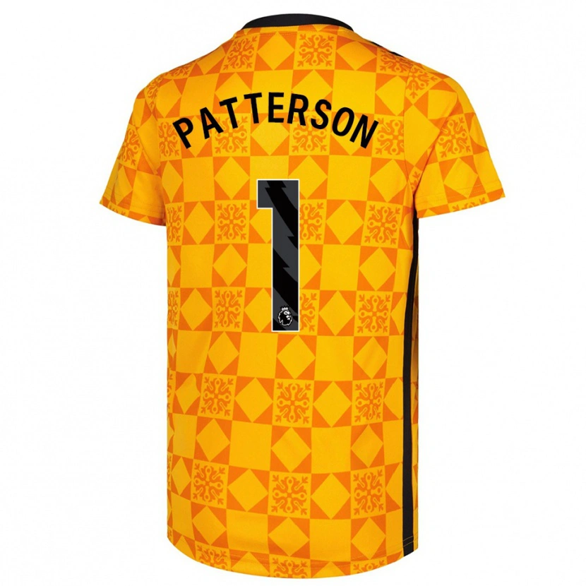 Danxen Heren Anthony Patterson #1 Geel Zwart Keepersshirt 2025/26 T-Shirt