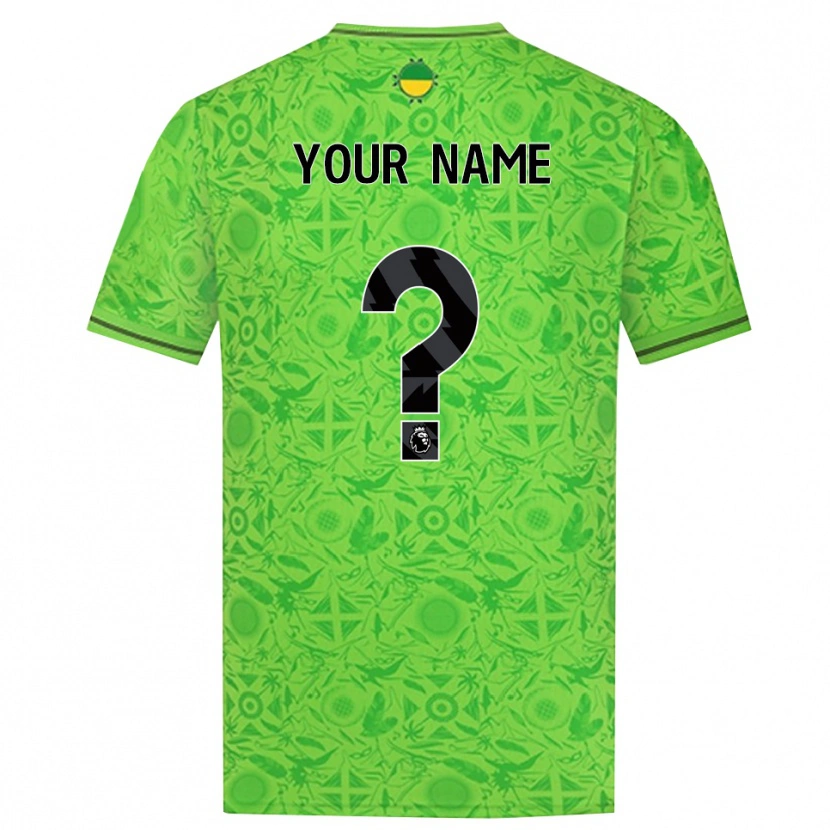 Danxen Heren Wolverhampton Wanderers Groen Zwart Keepersshirt 2025/26 T-Shirt