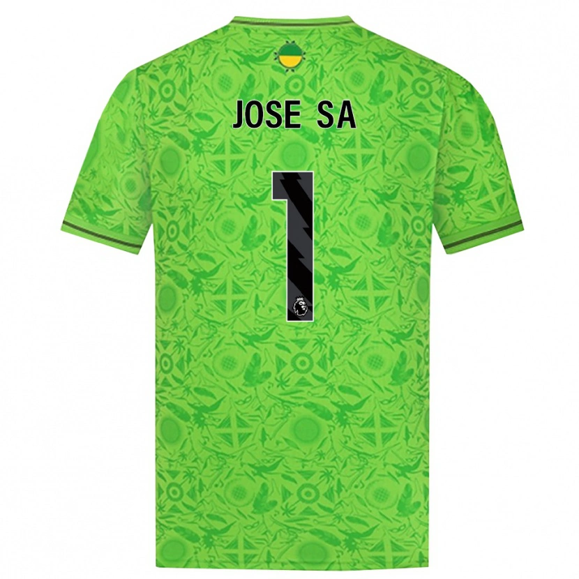 Danxen Heren José Sá #1 Groen Zwart Keepersshirt 2025/26 T-Shirt