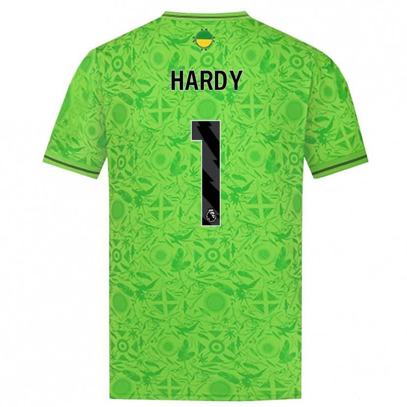 Danxen Heren George Hardy #1 Groen Zwart Keepersshirt 2025/26 T-Shirt