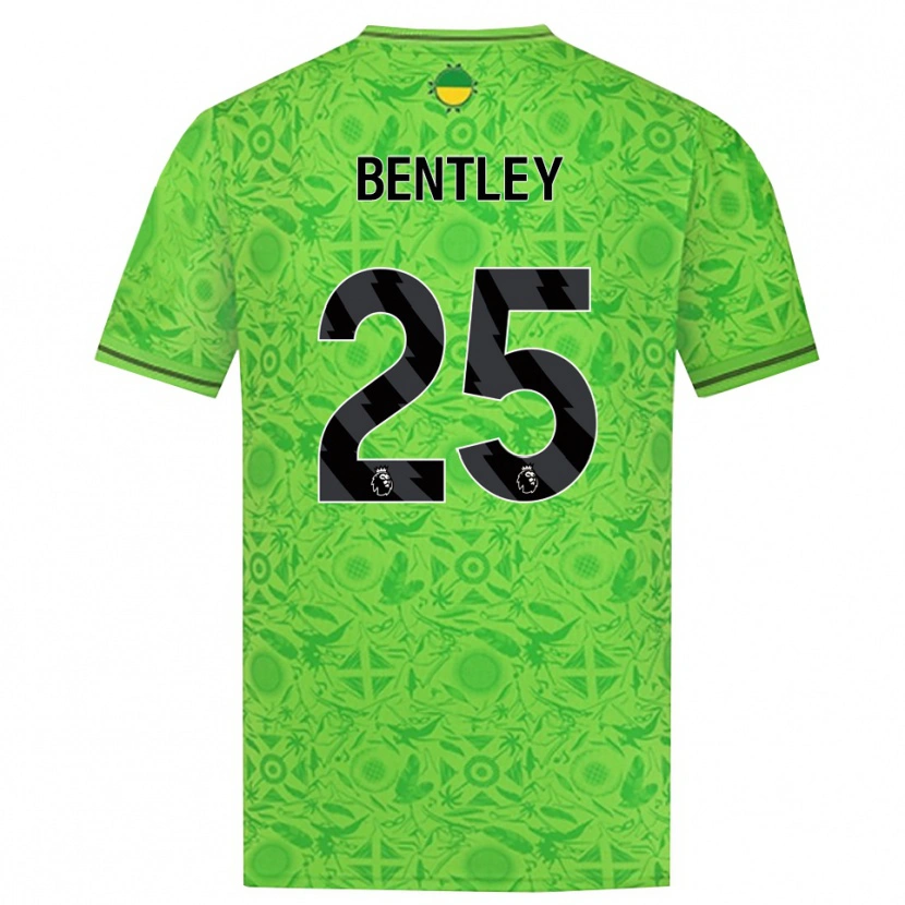 Danxen Heren Daniel Bentley #25 Groen Zwart Keepersshirt 2025/26 T-Shirt