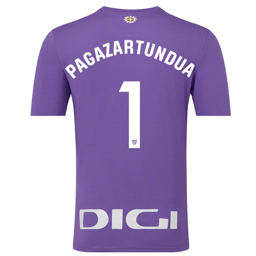 Danxen Heren Iker Pagazartundua #1 Paars Wit Keepersshirt 2025/26 T-Shirt