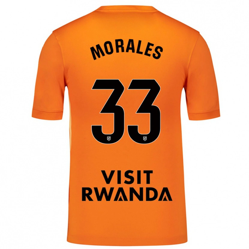 Danxen Heren Luismi Morales #33 Oranje Zwart Keepersshirt 2025/26 T-Shirt