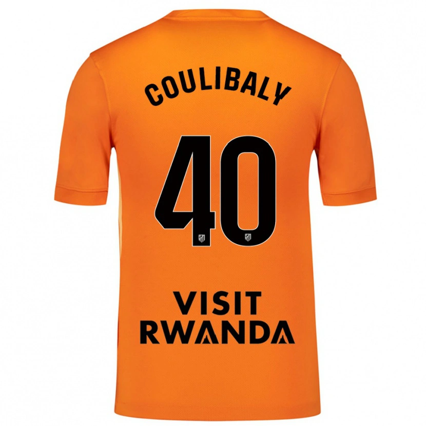 Danxen Heren Izan Coulibaly #40 Oranje Zwart Keepersshirt 2025/26 T-Shirt