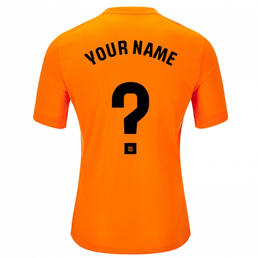 Danxen Heren Barcelona Oranje Zwart Keepersshirt 2025/26 T-Shirt
