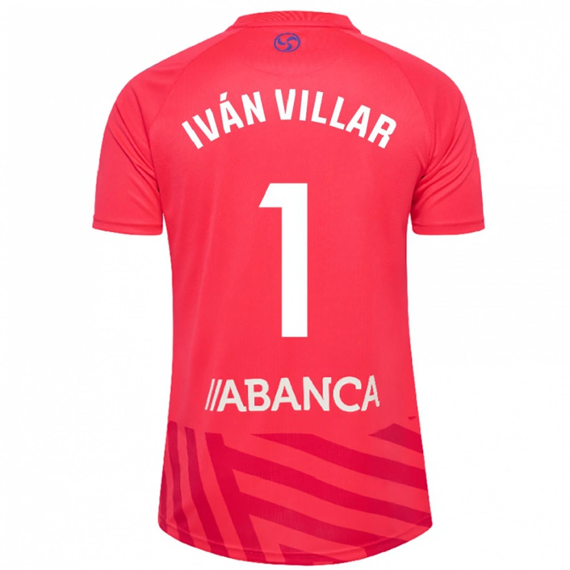 Danxen Heren Iván Villar #1 Rood Wit Keepersshirt 2025/26 T-Shirt