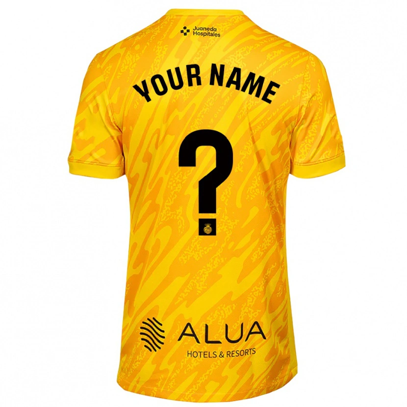 Danxen Heren RCD Mallorca Oranje Zwart Keepersshirt 2025/26 T-Shirt