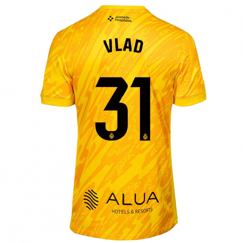 Danxen Heren Rares Vlad #31 Oranje Zwart Keepersshirt 2025/26 T-Shirt