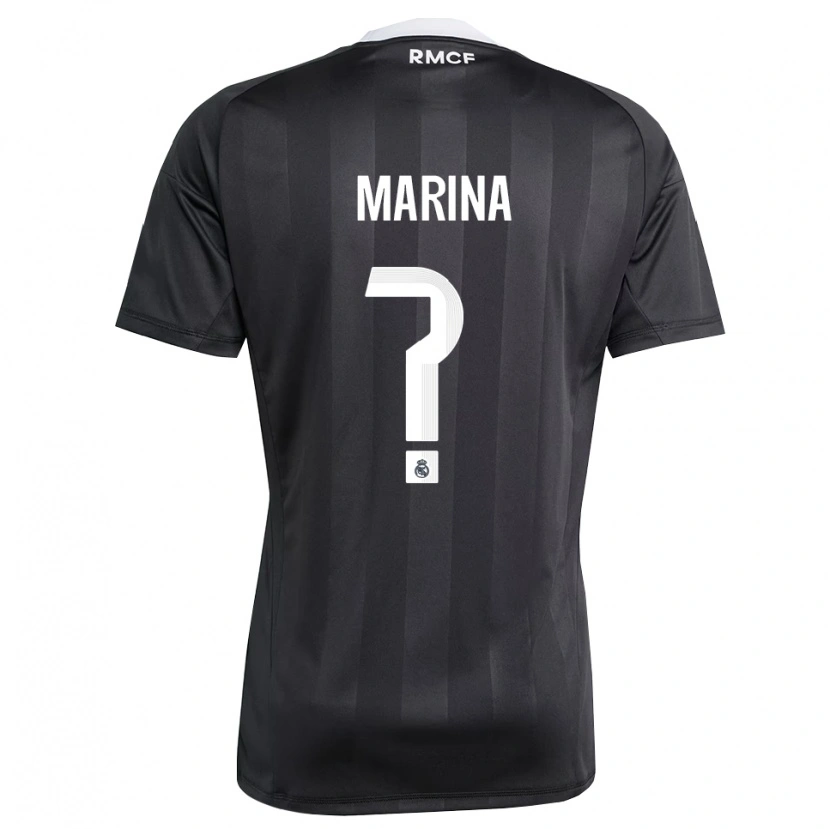 Danxen Heren Nacho Marina #0 Zwart Wit Keepersshirt 2025/26 T-Shirt