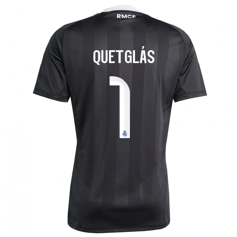 Danxen Heren Ferran Quetglás #1 Zwart Wit Keepersshirt 2025/26 T-Shirt