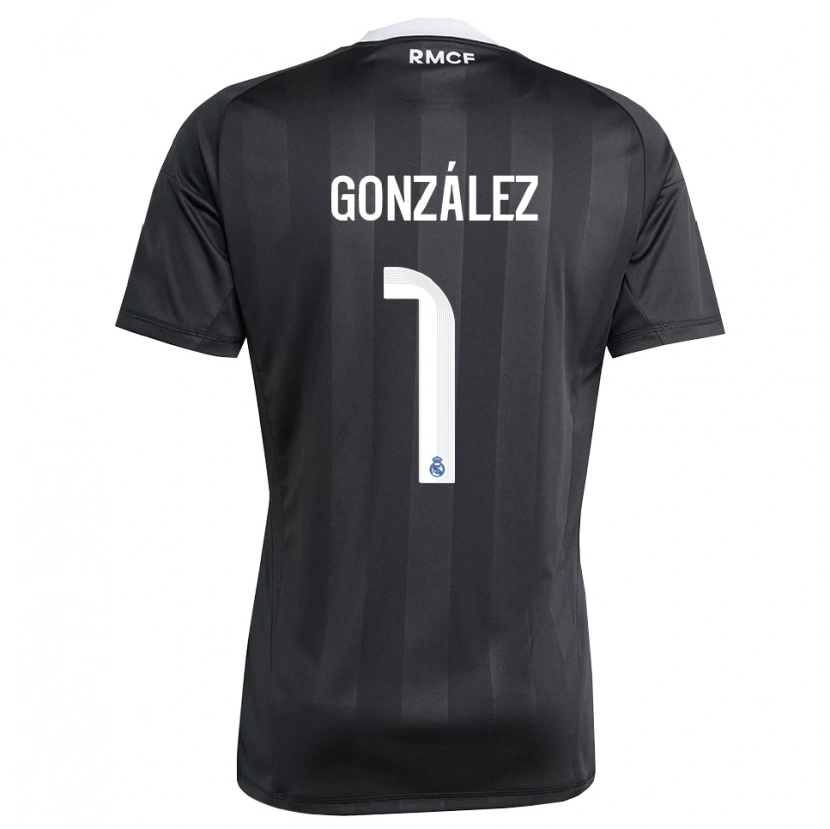 Danxen Heren Álvaro González #1 Zwart Wit Keepersshirt 2025/26 T-Shirt