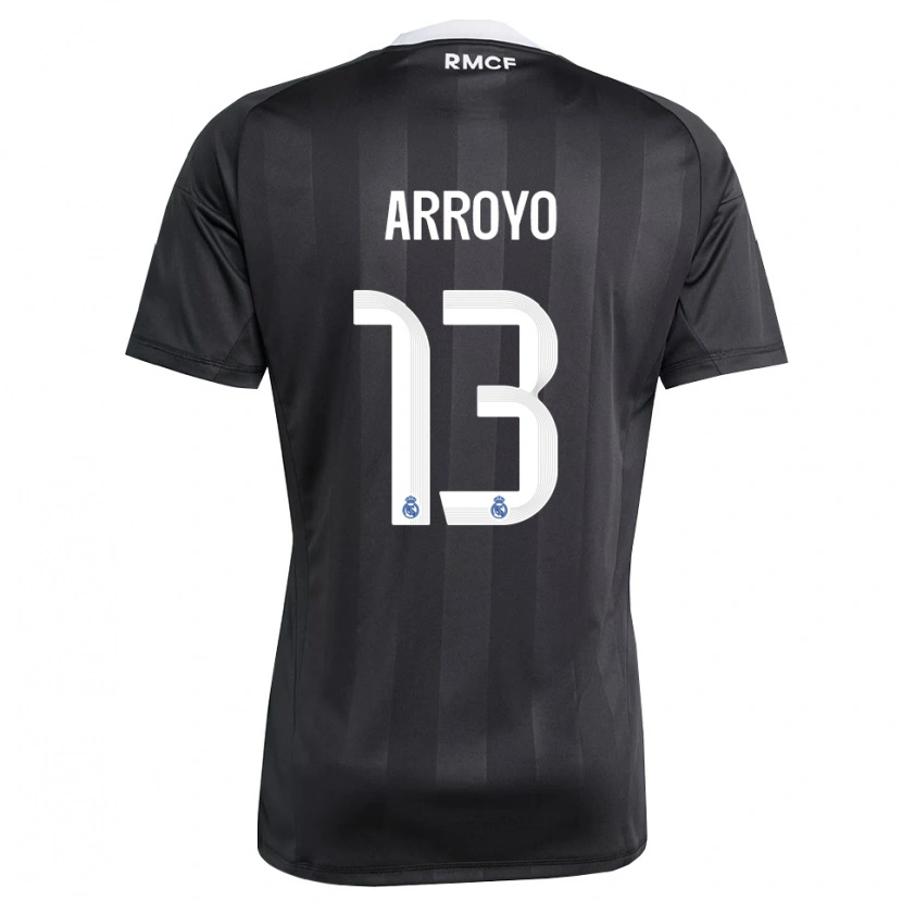 Danxen Heren Diego Arroyo #13 Zwart Wit Keepersshirt 2025/26 T-Shirt
