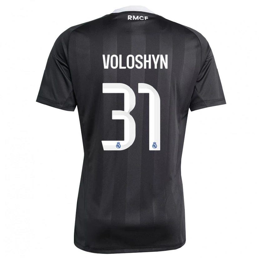 Danxen Heren Ilya Voloshyn #31 Zwart Wit Keepersshirt 2025/26 T-Shirt