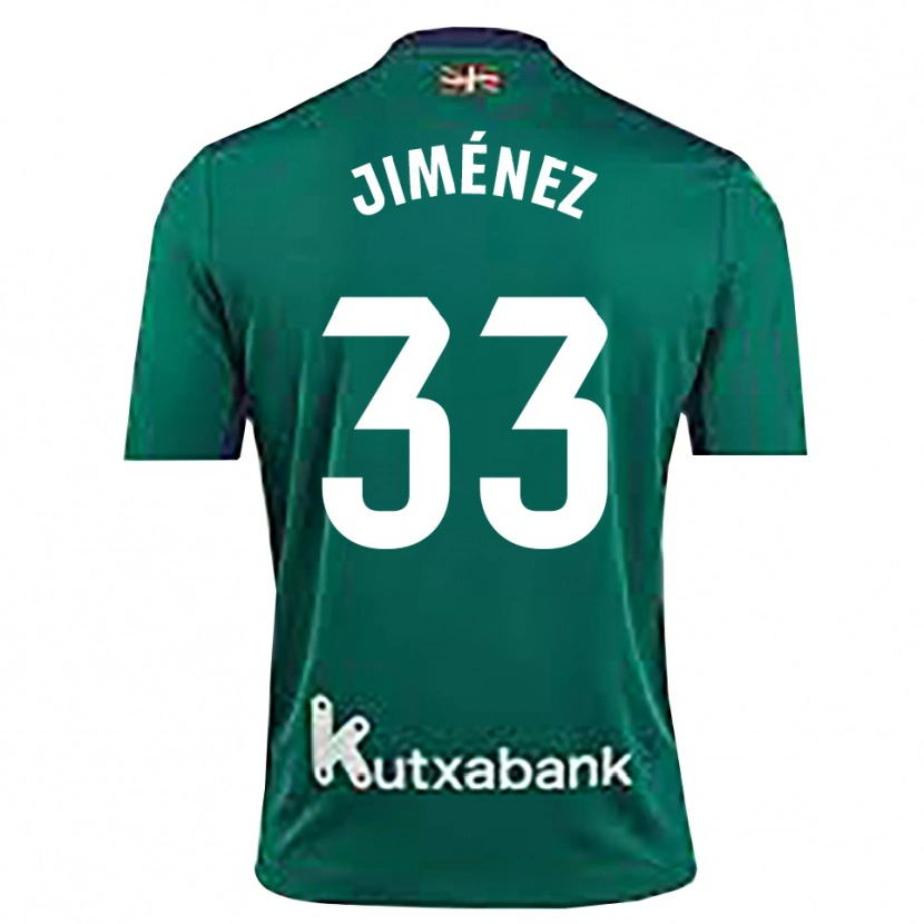 Danxen Heren Javier Jiménez #33 Marineblauw Groen Keepersshirt 2025/26 T-Shirt