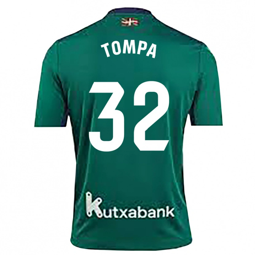 Danxen Heren Ákos Tompa #32 Marineblauw Groen Keepersshirt 2025/26 T-Shirt