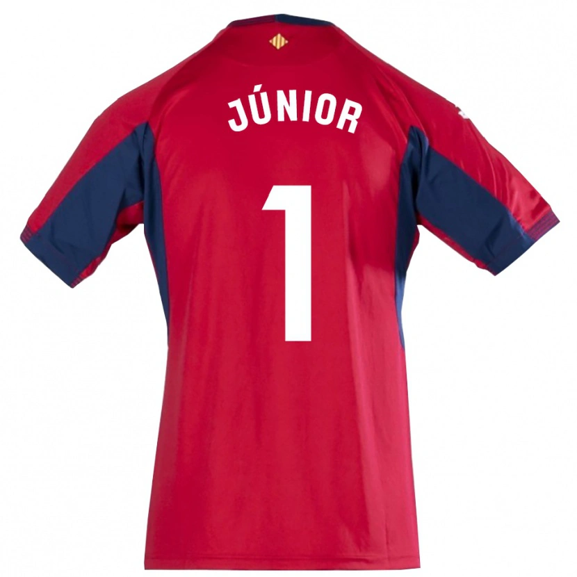 Danxen Heren Luiz Júnior #1 Koninklijk Blauw Rood Keepersshirt 2025/26 T-Shirt