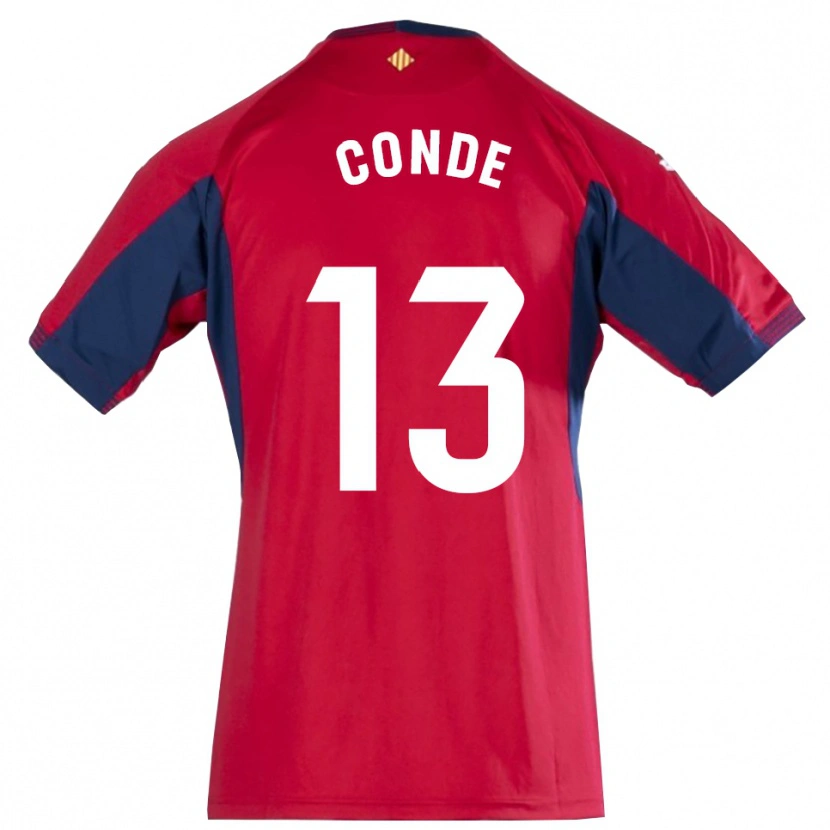Danxen Heren Diego Conde #13 Koninklijk Blauw Rood Keepersshirt 2025/26 T-Shirt